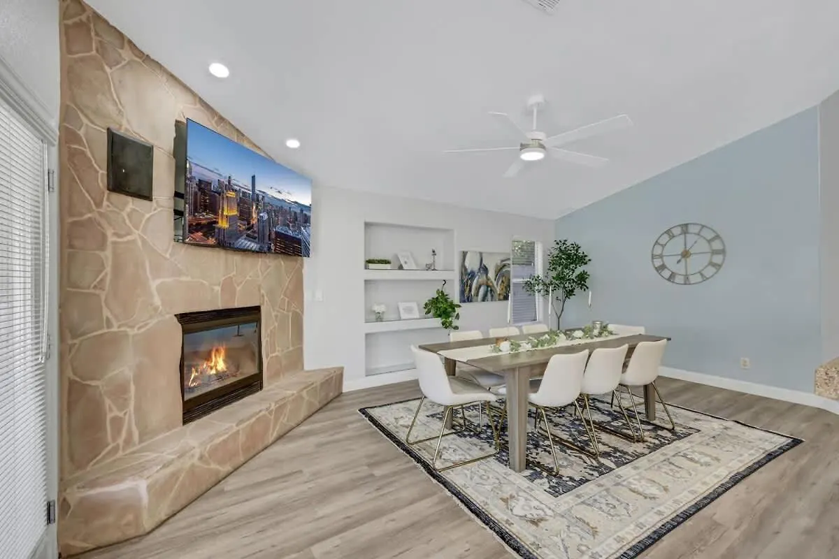 Newly Remodel 4Br With Gameroom And Free Heated Spa Great For Family Las Vegas 0*,